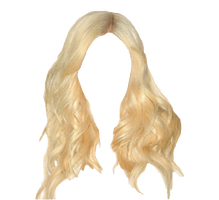 Hair Blonde Long PNG Free Photo