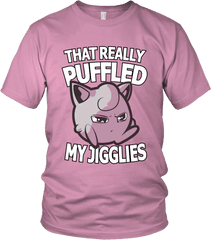 Pokemon Jigglypuff That Really Puffled My Jigglies Shirt - Adrian Adonis Shirt Png