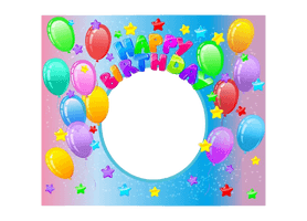 Frame Birthday Happy Free Photo - Free PNG