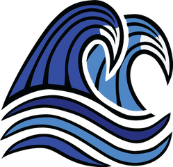 Free Clipart Of Ocean Waves - Welle Clipart Kostenlos Png