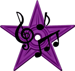 Filemusic Barnstar Hirespng - Wikipedia Music Notes