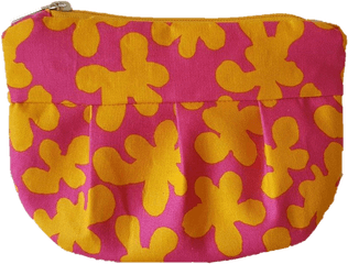 Squiggle - Yellowfuchsia Pouch Coin Purse Png