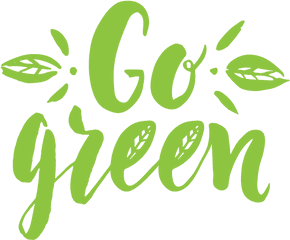 Free Go Green Png Download Clip Art - Logo Go Green Png