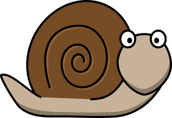 Snail Animal Fun - Transparent Cartoon Snail Png