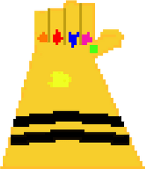 Infinity Gauntlet - Pixel Art Full Size Png Download Seekpng Infinity Gauntlet Pixel Art 11 11