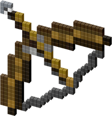 Minecraft Bow Cursor - Minecraft Arrow Cursor Png