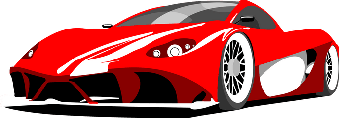 Download Hd Drawn Ferrari Sports Car - Ferrari Transparent Cartoon Ferrari Png