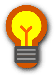 Light Bulb Idea Icon - Light Bulb Icon Png