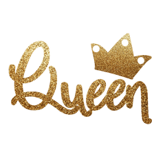 Queen Imthequeen Gold Glitter Goldglitter Crown Goldcro - Headpiece Png