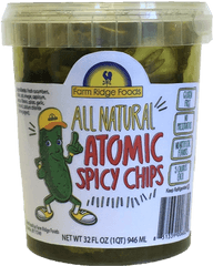 Farm Ridge Foods All Natural Atomic Pickles Png International Pickle Month Labels Icon Set