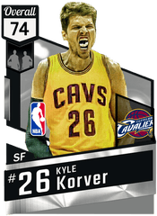 Kyle Korver 2k17 Card Transparent Png - Basketball Player