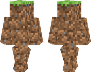 Grass Block - Minecraft Skin Penguin Boy Png