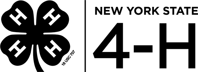 Logos Graphics New York State 4 - Black 4 H Logo Png