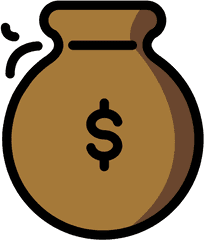 Money Bag Emoji Clipart - Open Money Bag Emoji Png