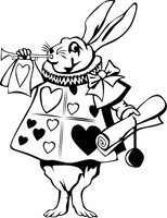 Wonderland Images Alice Rabbit In - Free PNG