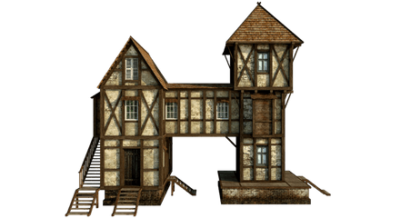 Wooden House Png Free Download - Middle Ages Wood House