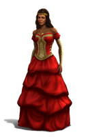 Sims And Medieval Gown Design Costume Nobles - Free PNG
