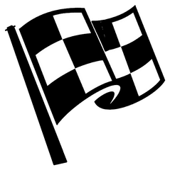 Racing Flag Icon Race Checker Chequred Checkered Fleece Blanket - Language Png