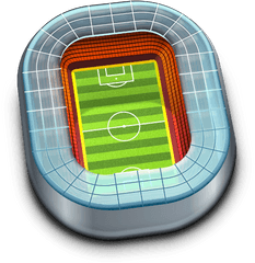 Football And Soccer Icons 512x512 Png - Stadium Clipart Png