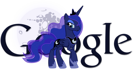 Princess Luna Google Logo Transparent - Google Png