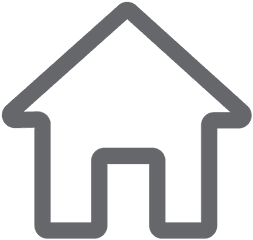 Home Icon Flat - Free Transparent Black House Outline Vector Png