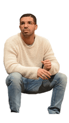 Drake Sitting - Sitting Drake Png