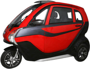 Echo3 Energy Introducing Electric Three - Wheeler Green Car Much Three Wheel Vehicle Png