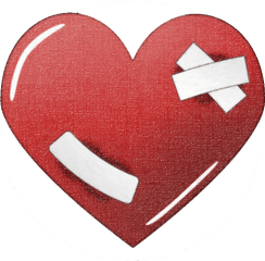 Transparent Background Broken Heart Png - Mended Broken Heart Clipart