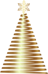 Free Png Gold Deco Christmas Tree - Gold Christmas Tree Gold Christmas Tree Free Clipart