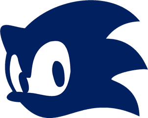 Download Sonic Fish Adventure Mammal - Sonic Head Logo Png