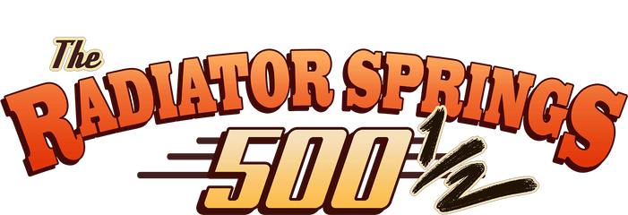 Radiator Springs 500 - Calligraphy Png