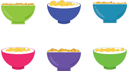 Cereal Bowl Png - Corn Flack Bowl Clip Art