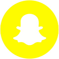 Background - Snapchat Logo In Circle Png