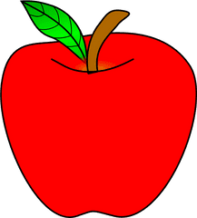 Library Of Worm In An Apple Clipart Transparent Stock Png - Apple Clip Art