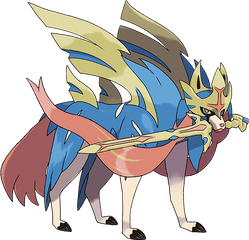 Galarian Legendary Pokemon In Sword - Zacian Pokemon Png