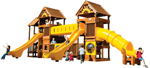 Rainbow Playground Equipment In Florida - Transparent Playground Png