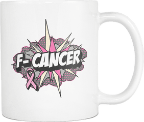 Download Fcancer Breast Cancer Awareness Pink Ribbon Awesome - Mug Png