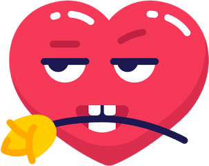 Flower Heart Seduce Emoji Emo Free Icon Of Mrvalentine - Seduce Icon Png