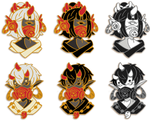 Oni Enamel Pins Sherms - Oni Enamel Pin Png