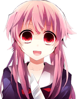 Gasai Anime Female Yuno Free Photo - Free PNG