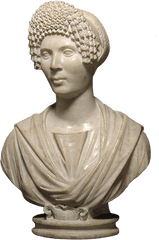 Statue Roman Transparent Png Clipart - Funerary Portrait Of A Woman