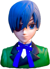 Black Butler Rabbit Tanaka Png Ciel Phantomhive Transparent