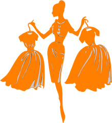 Fashion Borders Images Png - Woman Fashion Designer Clipart