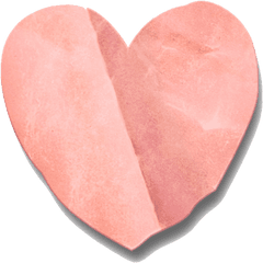 Cute Pink Paper Heart Heartpink Paperhearts Kawaii - Paper Heart Sticker Png