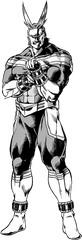 Bnha Chapter 61 - All Might Manga Png