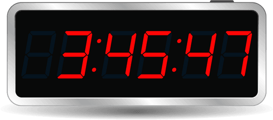 Digital Clock Png Image Free Download - Led Display