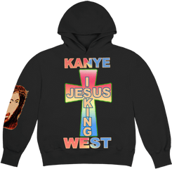 Kanye West Drops Graphic - Hooded Png