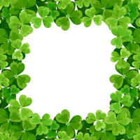 Picture Plant Leaf Frame Shamrock Patricks Saint - Free PNG