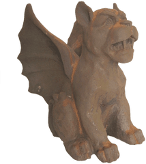 Cast Iron Gargoyle - Statue Png