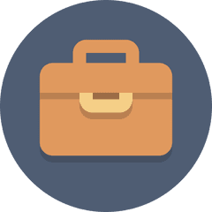 Filecircle - Iconsbriefcasesvg Wikimedia Commons Flat Briefcase Icon Png